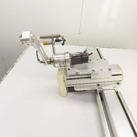 Single Station Vacuum Pick And Place Arm Fixture HF-KP23K W/ Linear Servo Slides