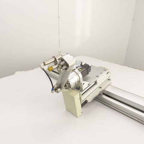 Single Station Vacuum Pick And Place Arm Fixture HF-KP23K W/ Linear Servo Slides