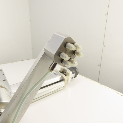 Single Station Vacuum Pick And Place Arm Fixture HF-KP23K W/ Linear Servo Slides