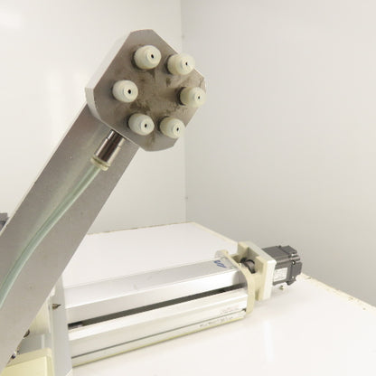 Single Station Vacuum Pick And Place Arm Fixture HF-KP23K W/ Linear Servo Slides
