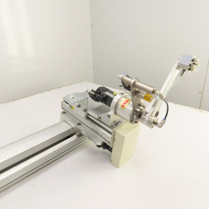 Single Station Vacuum Pick And Place Arm Fixture HF-KP23K W/ Linear Servo Slides