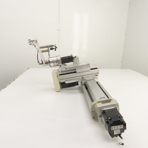 Single Station Vacuum Pick And Place Arm Fixture HF-KP23K W/ Linear Servo Slides