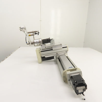 Single Station Vacuum Pick And Place Arm Fixture HF-KP23K W/ Linear Servo Slides