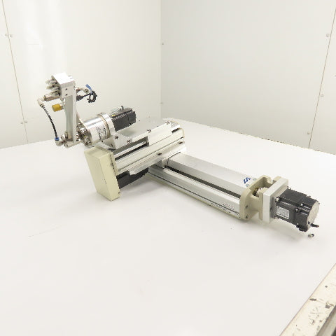 Single Station Vacuum Pick And Place Arm Fixture HF-KP23K W/ Linear Servo Slides