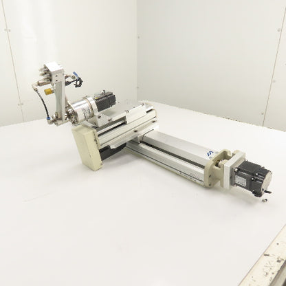 Single Station Vacuum Pick And Place Arm Fixture HF-KP23K W/ Linear Servo Slides