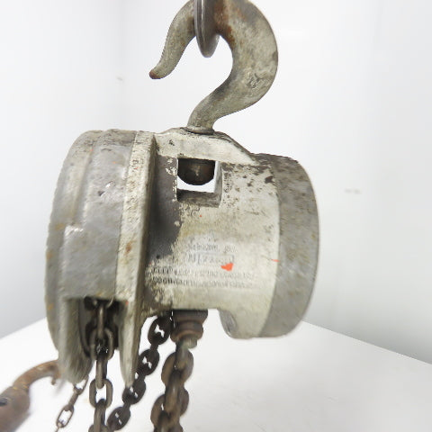 CM Model M 1 Ton 2000LBS Manual Chain Fall Hoist 12' Lift