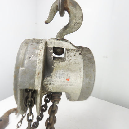 CM Model M 1 Ton 2000LBS Manual Chain Fall Hoist 12' Lift