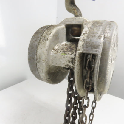 CM Model M 1 Ton 2000LBS Manual Chain Fall Hoist 12' Lift