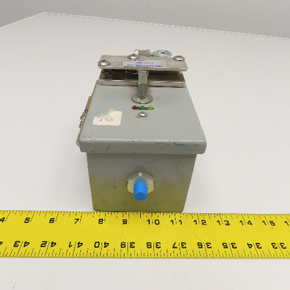 CMH Ind. Andon Pull Switch Spring Return 24V GREEN LED Indicator Left Hand Pull