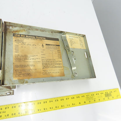 ITE BOSI4321 30A Vacu Break Fusible Switch Bus Plug 240VAC 3Ph