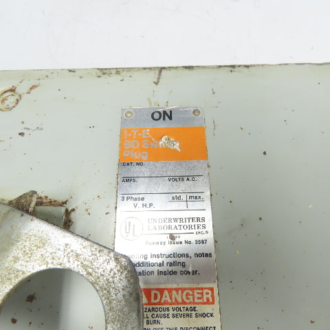 ITE BOSI4321 30A Vacu Break Fusible Switch Bus Plug 240VAC 3Ph