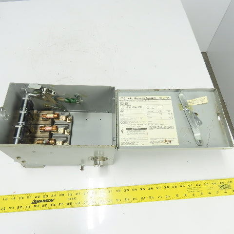 ITE XLVB321 30A Vacu Break Fusible Switch Bus Plug 240VAC 3Ph