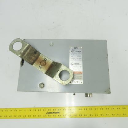 ITE XLVB321 30A Vacu Break Fusible Switch Bus Plug 240VAC 3Ph