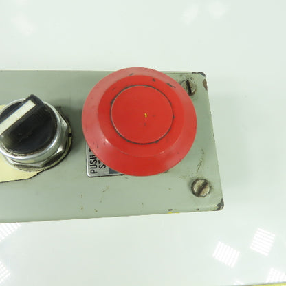 4-Button Push Button Control Station Pendant E-Stop 10-1/2" x 3-1/2" x 3"