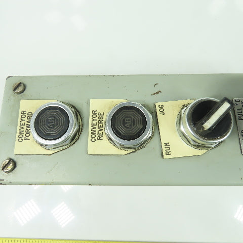 4-Button Push Button Control Station Pendant E-Stop 10-1/2" x 3-1/2" x 3"