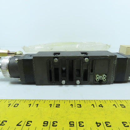 Numatics I23RQ100JP00000 Sandwich Pressure Dual Regulator W/ Gauges NEW