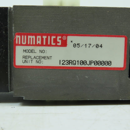 Numatics I23RQ100JP00000 Sandwich Pressure Dual Regulator W/ Gauges NEW