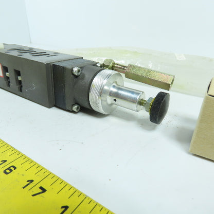 Numatics I23RQ100JP00000 Sandwich Pressure Dual Regulator W/ Gauges NEW