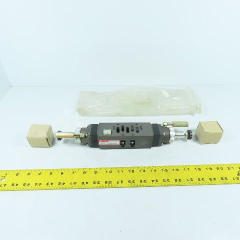 Numatics I23RQ100JP00000 Sandwich Pressure Dual Regulator W/ Gauges NEW