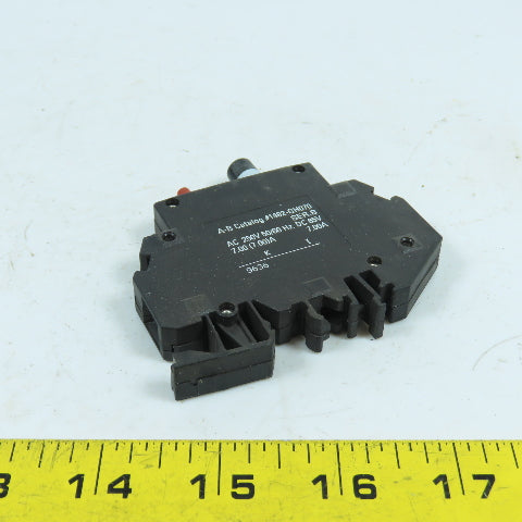 Allen Bradley 1492-GH070 Ser B Rail Mount 7A Single Pole Circuit Breaker Lot/11