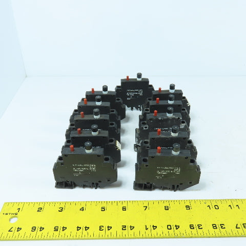 Allen Bradley 1492-GH070 Ser B Rail Mount 7A Single Pole Circuit Breaker Lot/11
