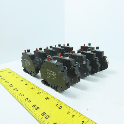 Allen Bradley 1492-GH070 Ser B Rail Mount 7A Single Pole Circuit Breaker Lot/11