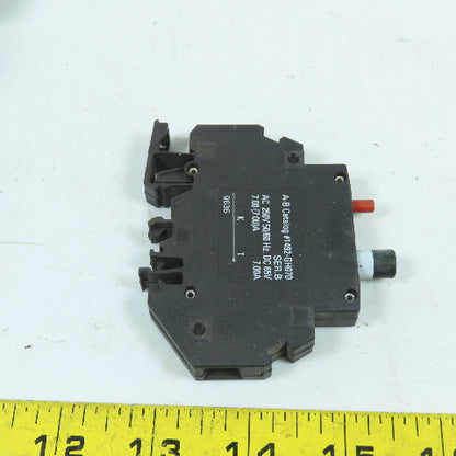 Allen Bradley 1492-GH070 Ser B Rail Mount 7A Single Pole Circuit Breaker Lot/11