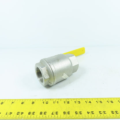 Apollo 76F-107-01 1-1/2" NPT CF8M Stainless Steel Ball Valve 1000CWP