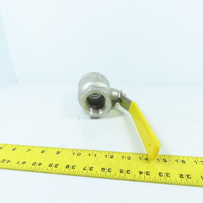 Apollo 76F-107-01 1-1/2" NPT CF8M Stainless Steel Ball Valve 1000CWP