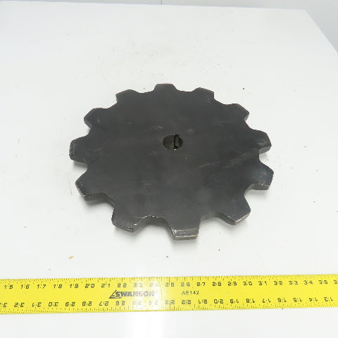 Martin S4019B12 16-5/8" OD Roller Chain Sprocket 12-Tooth 1-11/16" Bore