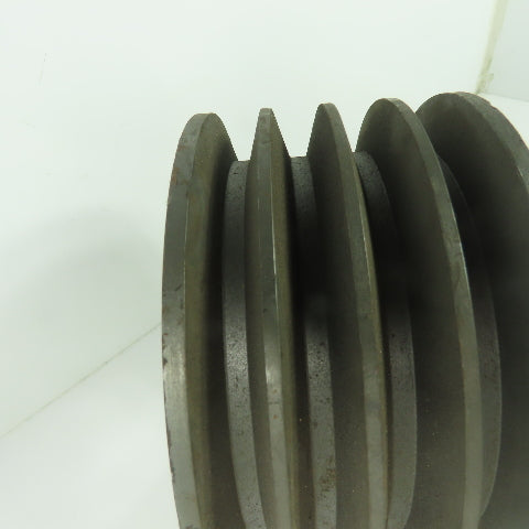 0DA56B69 4 Groove V-Belt Pulley Sheave 6-3/8" OD x 3-1/4" W