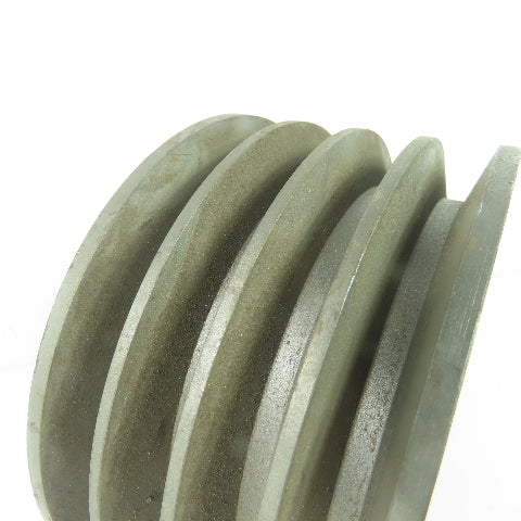0DA56B69 4 Groove V-Belt Pulley Sheave 6-3/8" OD x 3-1/4" W