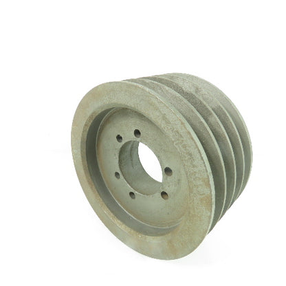 0DA56B69 4 Groove V-Belt Pulley Sheave 6-3/8" OD x 3-1/4" W