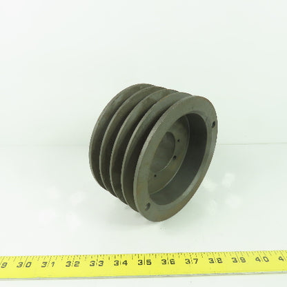 0DA56B69 4 Groove V-Belt Pulley Sheave 6-3/8" OD x 3-1/4" W