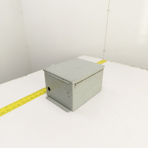 Hoffman A-10086CH 10" x 8" x 6" Electrical Enclosure W/ .050kVA Transformer