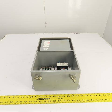 Hoffman A-10086CH 10" x 8" x 6" Electrical Enclosure W/ .050kVA Transformer