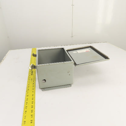 Hoffman A-10086CH 10" x 8" x 6" Electrical Enclosure W/ .050kVA Transformer