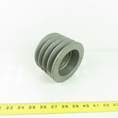 4.6 4B SB TDM 4 Groove V-Belt Pulley Sheave 5" OD x 3-1/4" W