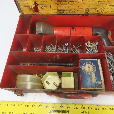 Hilti DX 600 Powder Actuated Fastner Nail Gun W/ Accessories