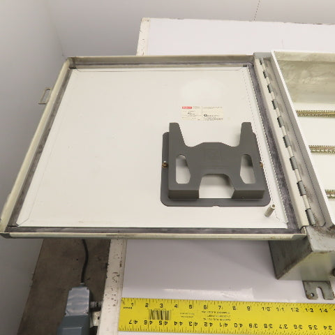 Hoffman A-202006LP 20" x 20" x 6" Electrical Enclosure W/ Backplate Type 12, 13