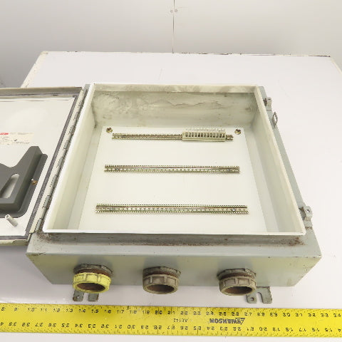 Hoffman A-202006LP 20" x 20" x 6" Electrical Enclosure W/ Backplate Type 12, 13