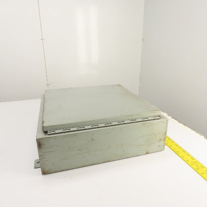 Hoffman A-202006LP 20" x 20" x 6" Electrical Enclosure W/ Backplate Type 12, 13