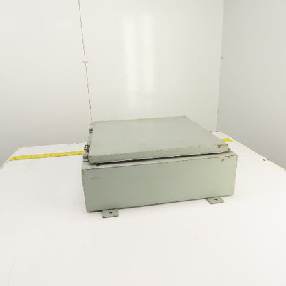 Hoffman A-202006LP 20" x 20" x 6" Electrical Enclosure W/ Backplate Type 12, 13