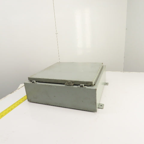 Hoffman A-202006LP 20" x 20" x 6" Electrical Enclosure W/ Backplate Type 12, 13