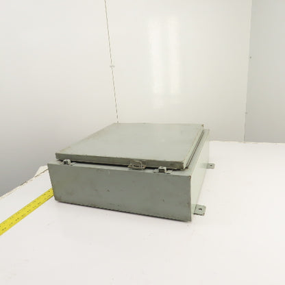 Hoffman A-202006LP 20" x 20" x 6" Electrical Enclosure W/ Backplate Type 12, 13