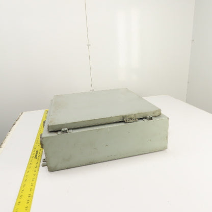 Hoffman A-202006LP 20" x 20" x 6" Electrical Enclosure W/ Backplate Type 12, 13