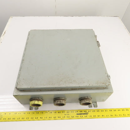 Hoffman A-202006LP 20" x 20" x 6" Electrical Enclosure W/ Backplate Type 12, 13