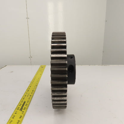 Martin S448 12" Pitch Spur Gear 48 Tooth 2" Wide 2-3/16" Bore 14.5° Angle