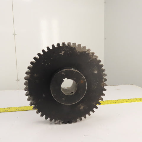 Martin S448 12" Pitch Spur Gear 48 Tooth 2" Wide 2-3/16" Bore 14.5° Angle