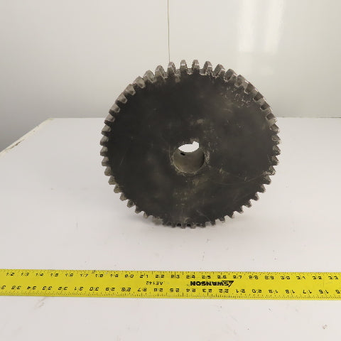 Martin S448 12" Pitch Spur Gear 48 Tooth 2" Wide 2-3/16" Bore 14.5° Angle